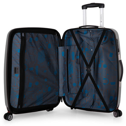 Suitcase Gabol Line (M) Gray