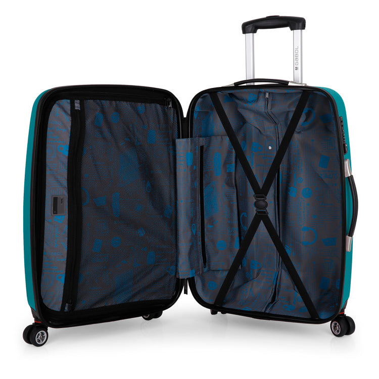 Suitcase Gabol Line (M) Turquoise