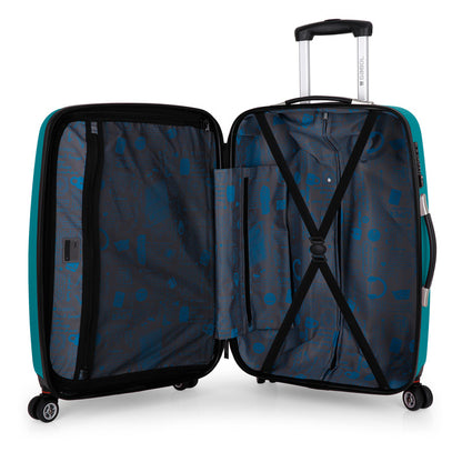 Suitcase Gabol Line (M) Turquoise