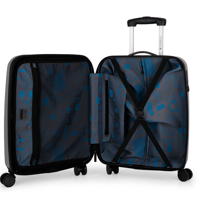 Valise Gabol Line (S) Gray (112304)