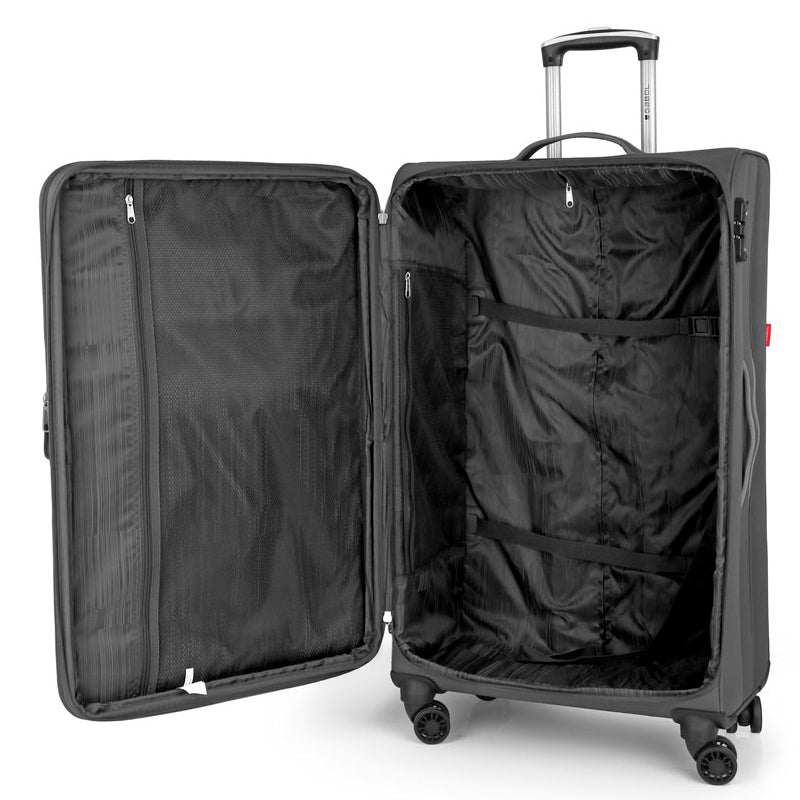 Suitcase Gabol Zambia (L) Grey