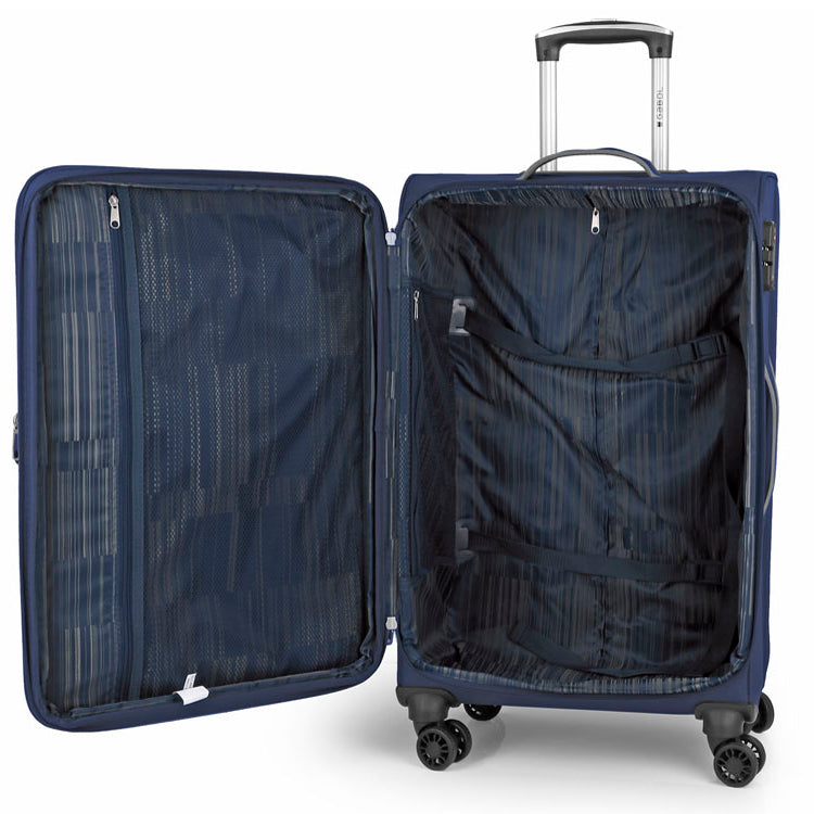 Suitcase Gabol Zambia (M) Blue