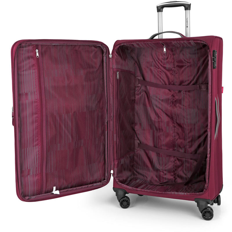 Suitcase Gabol Zambia (M) Burgundy