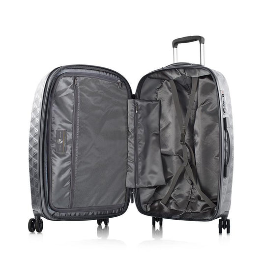 Valise Heys Motif Homme (M) Gunmetal (10095-0063-26)