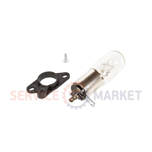 Bulb in housing for microwave oven 25W 240V (straight terminals) Electrolux