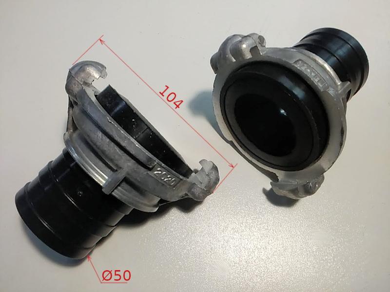 соединение 50 мм пластик