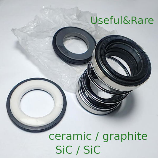 Aggressive liquid/water pump mechanical seal Ceramic/Graphite/SiC d36 h57 on shaft 20 mm