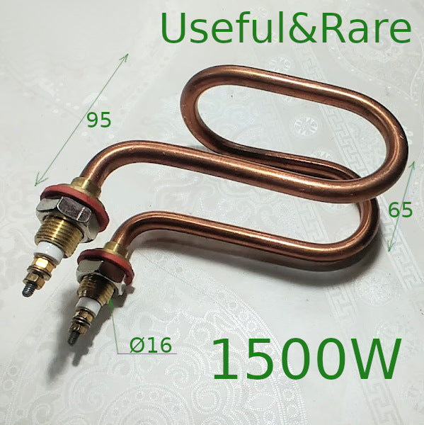 Copper Electric water heating element L140 1.5 kW thread 16
