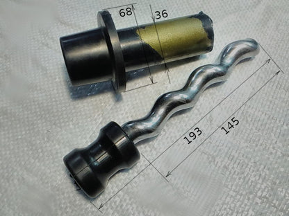 QGD 1,8-100-0.75 submersible pump screw auger d68 L145-193 mm