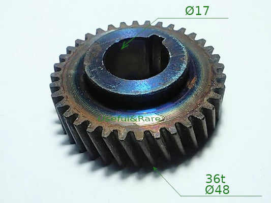 Odwerk BLS 1025 SL circular saw gear d17*48 h16.5 t36
