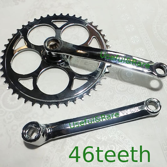 Bicycle cranks on a square 13mm with a sprocket