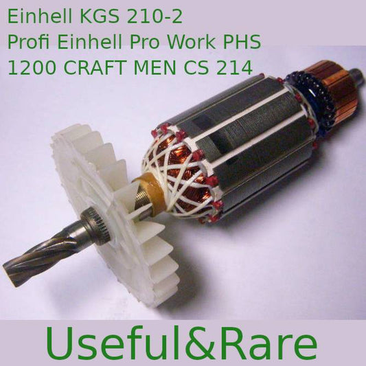 Circular saw Einhell KGS 210-2 motor armature d43 L175 t6