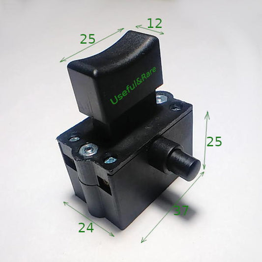 Angle grinder manual trigger switch KatleGO FA4-10/2DB 25*12 24*25*37