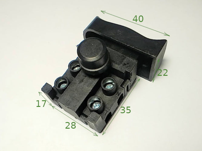 Angle grinder trigger FA4-5 / 2D-02 (FA5-8) body 16.5*29 button 22*39