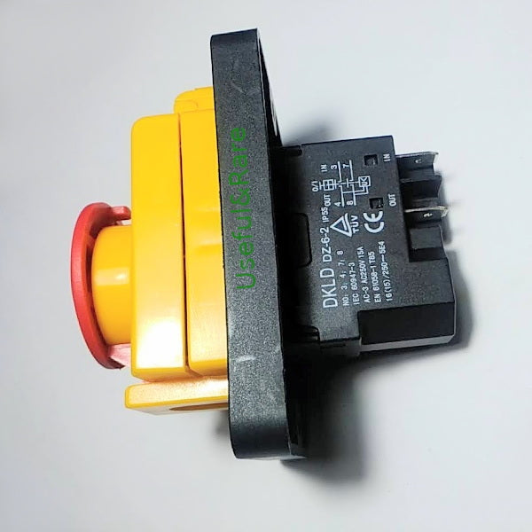 Power red button DKLD DZ-6-2 15A manual trigger switch 4 pins 56*88 platform