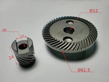 180-disc angle grinder gears pair d61*12 h24*d8 w10