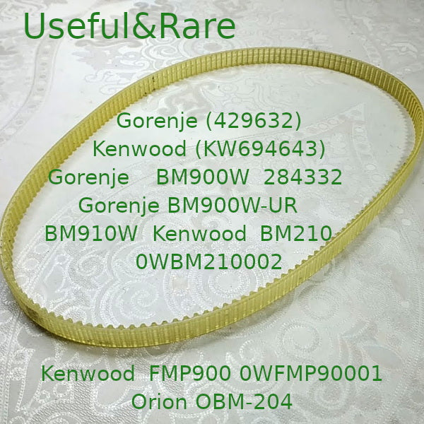 Gorenje (429632) Kenwood (KW694643) Bread maker drive belt 80S3M519 (173 teeth)