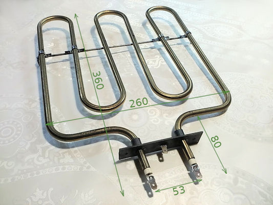 LUXELL LF 50-SEC electric oven heating element 26x26 L36 1300W