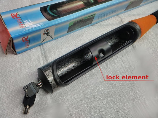 Metal bat with car steering lock function