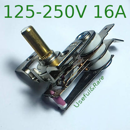Electric oven bimetallic 2-pin thermostat HUIDE KSD-168/228 250V 16A