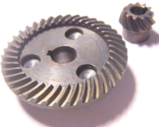 Einhell 125-disc angle grinder gears pair 49*10 h14 d7