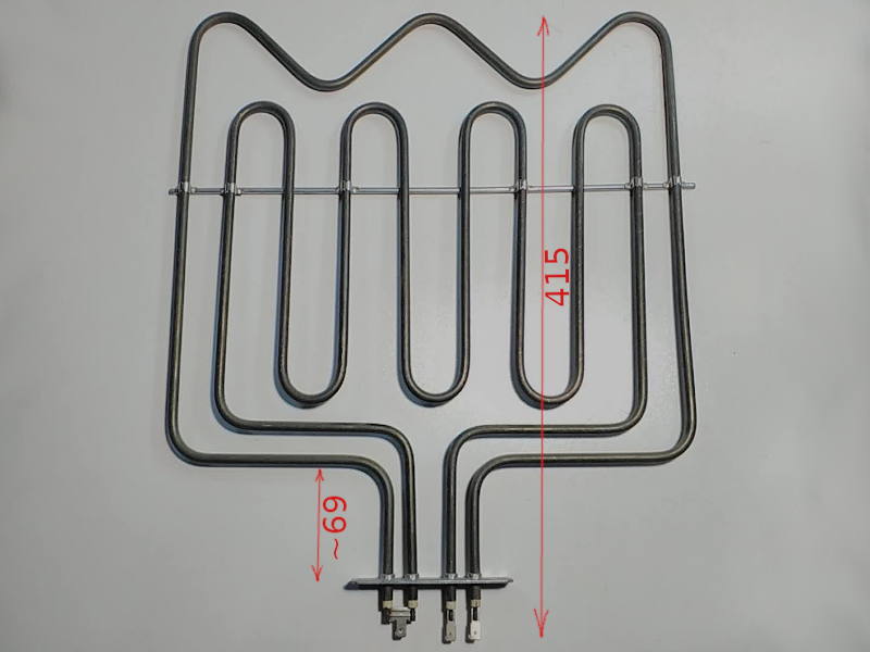 Electrolux Beko oven double-circuit heating element 31*34 2000+1500 W