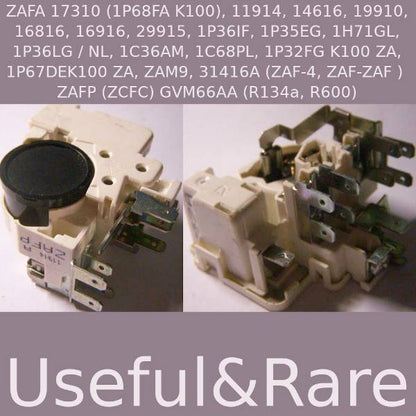 Whirlpool, Zanussi refrigerator start relay ZAF(A)P-11914-16916 freon R600