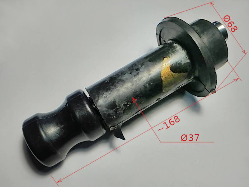 4S QGD 2,5-60 submersible pump screw auger d68 L119-168 mm