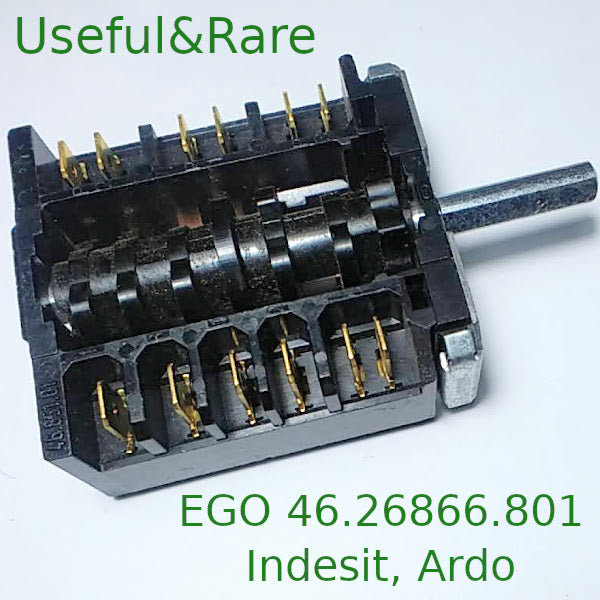 6-position Ardo Indesit Oven Selector Switch EGO 46.26866.801 C00022195