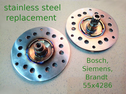 Bosch, Siemens, Brandt, Gorenje washing machine stainless steel Drum support 55x4286
