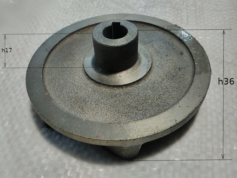 Maxima, Kenle fecal pump cast iron impeller d12*96-h17-36