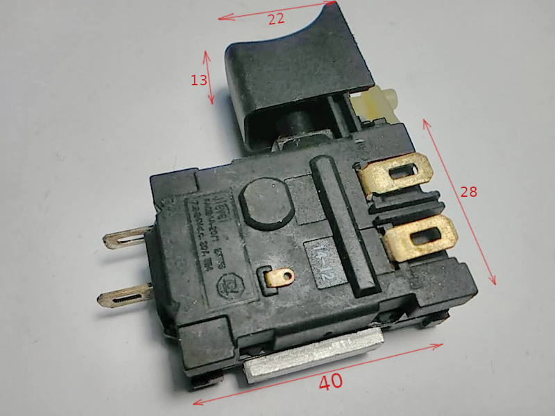 Ryobi Jlevel FA024A-20/1 220V screwdriver operation trigger switch