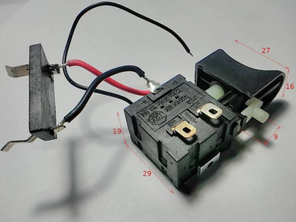 Li-Ion screwdriver manual operation trigger switch RongDa FA05--16/1 WEK 17*27