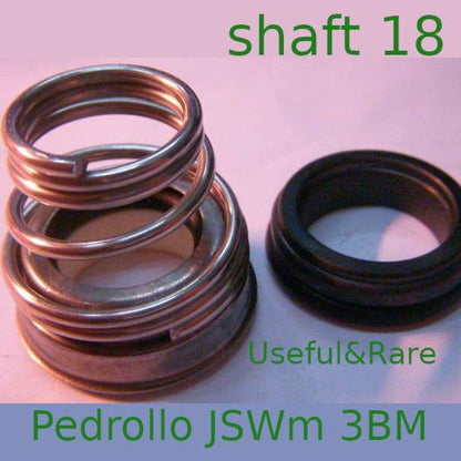 Pedrollo JSWm 3BM pump mechanical seal 155-18 on shaft 18 mm