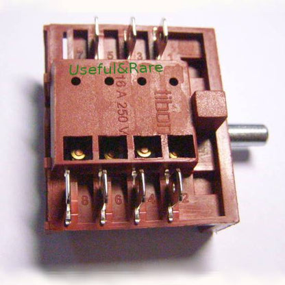 5-position 4+3 pin electric stoves selector switch T125 10E3 ref:440