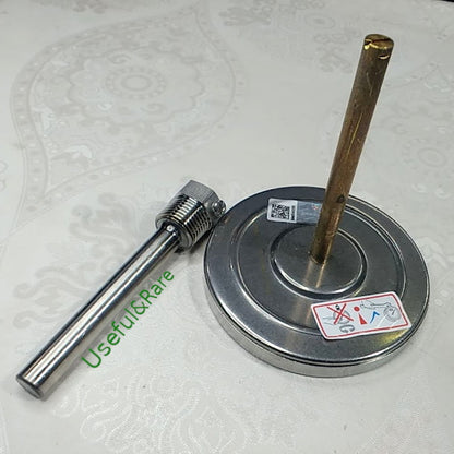 Pizza ovens thermometer ∅100 mm up to 500°C dry stem