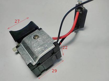 Li-Ion screwdriver manual operation trigger switch Jlevel FA021A-6801 7.2~24V DC16A 17*27