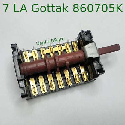 6 position oven selector switch 7LA-Gottak 860705K