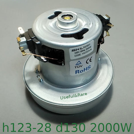 Vacuum cleaner electric motor VAC025UN 2000W h123-28 d130