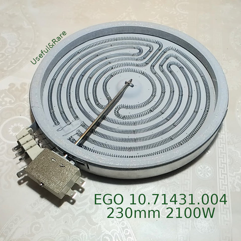 Glass Ceramic Hob Cooker Radiant Heater Ø230mm 2100W 230V Ego 10.71431.004