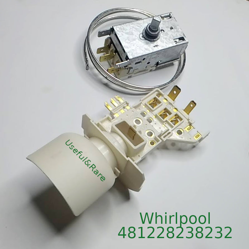 Whirlpool refrigerator thermostat 481228238232 (C00374113) K59-S1902/500 with flap holder