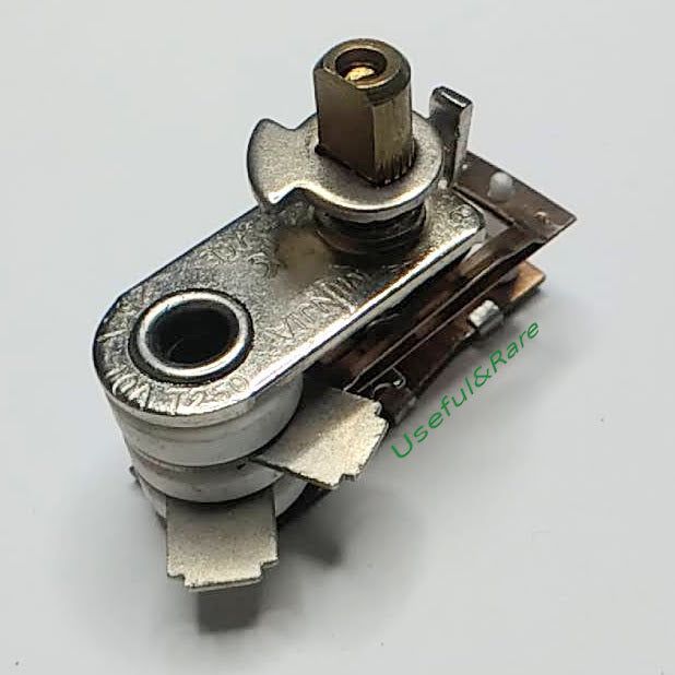 2 short pin bimetallic thermostat KST-118 T250 10A short rod