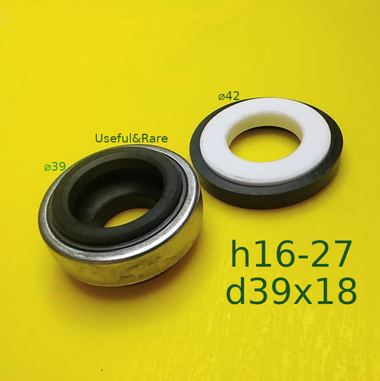 Pressure mechanical seal h27 shaft size 18 ring 42