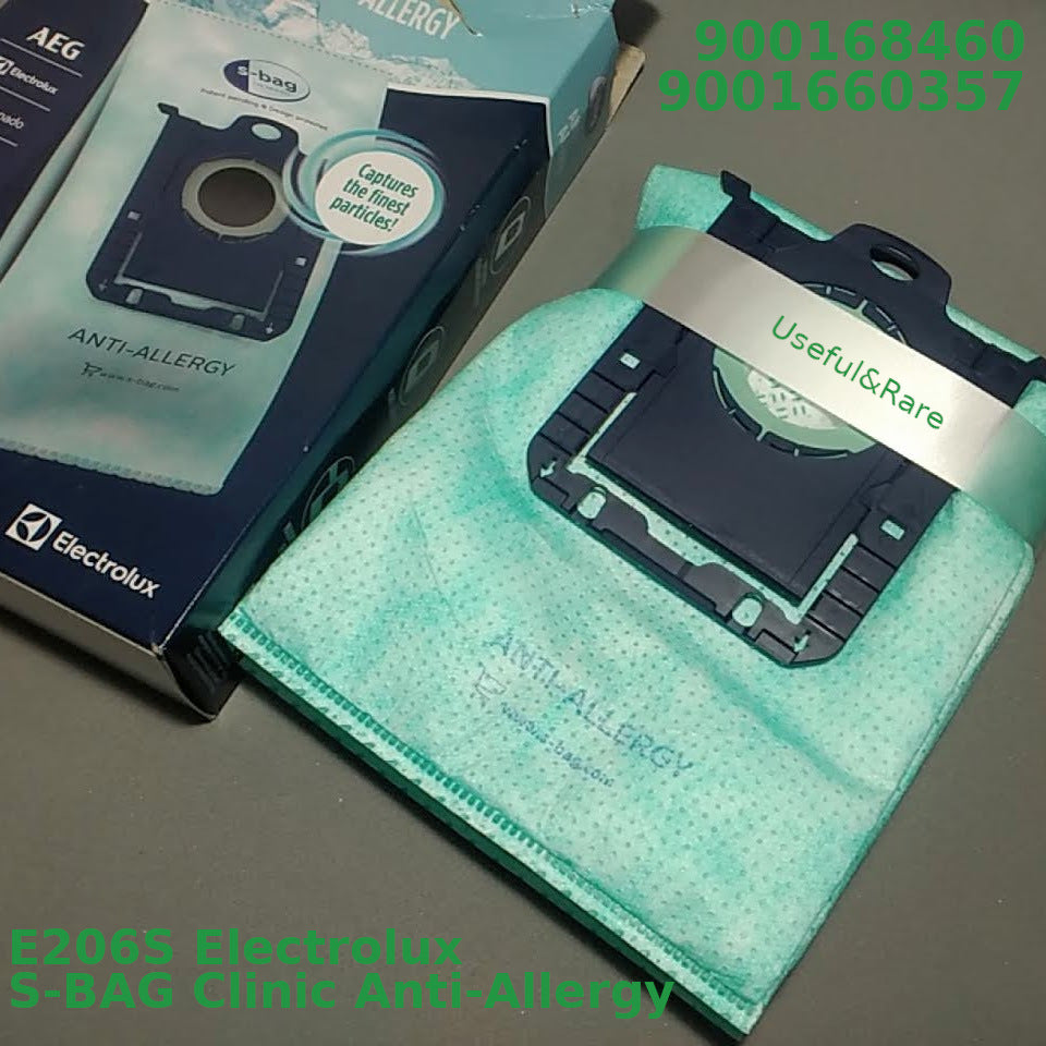 Electrolux vacuum cleaner bags Set 900168460 (9001660357) microfiber (4 pcs) E206S S-BAG Clinic Anti-Allergy