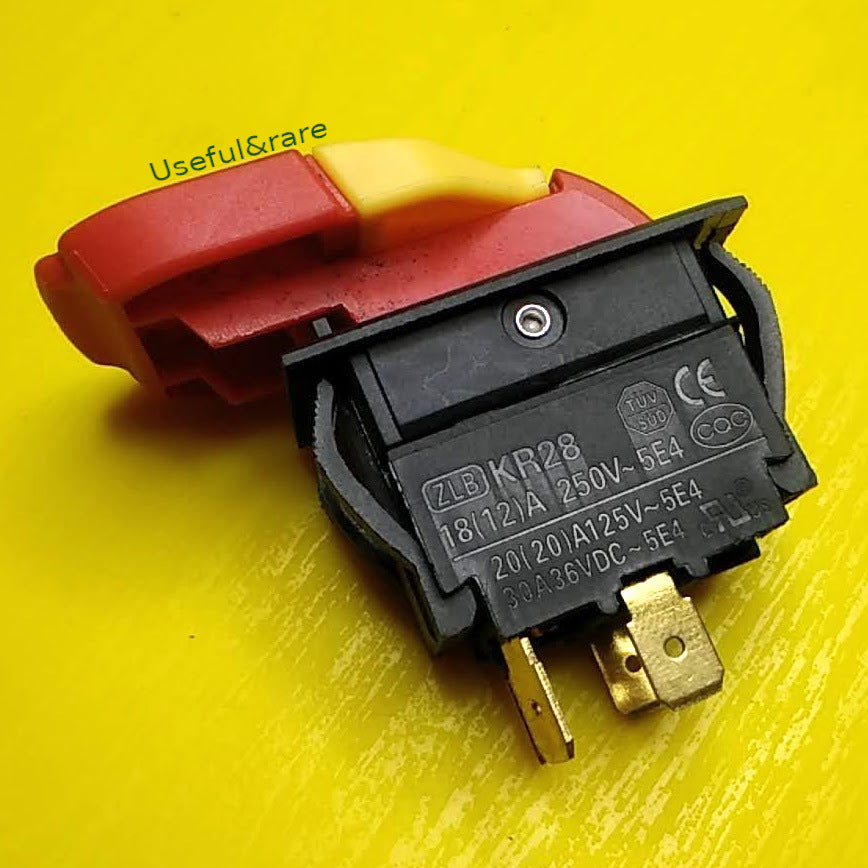 On/off switch ZLB KR28 18(12)A 220V 20(20)A-125V big bright button