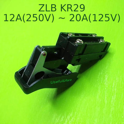 Sliding mitre saw jackhammer manual SPST trigger switch ZLB KR29 12-20A