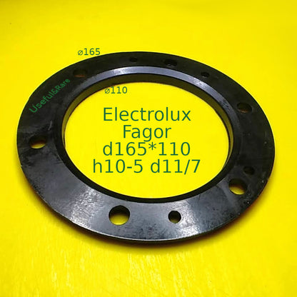 Electrolux, Fagor Boiler gasket d165*110 h10-5 11mm*6, 7mm*4 (dry tans)