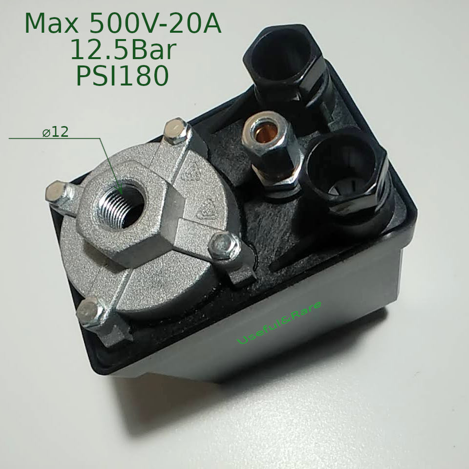 Air compressor control unit Max 500V-20A 12.5Bar PSI180 single intput