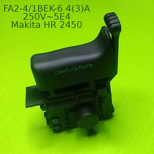 Makita HR 2450 hammer drill trigger switch FA2-4/1BEK-6 4(3)A 250V~5E4