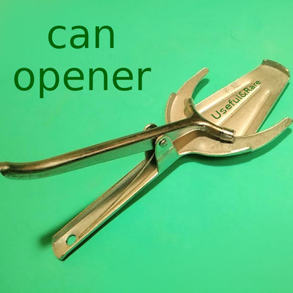 Can opener with top lids